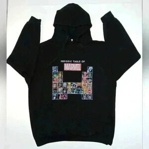 Marvel Periodic  Table Hoodie. Size Youth XL